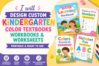 design customize tracing wb activity book worksheets for kindergarten preschool
