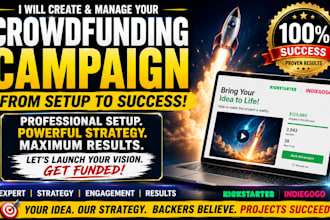 create a professional crowdfunding campaign