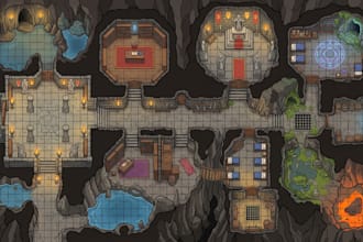 design dnd battle map, battlemap, fantasy world map, ttrpg map and game map