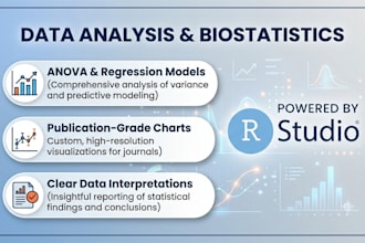 be your expert data analyst for medical and academic research using spss and r