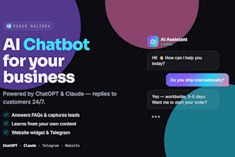 build and deploy a telegram chatbot for you