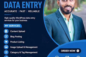 do professional wordpress data entry