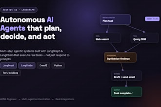 develop an agentic ai system using langgraph, langchain, and python