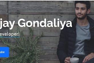 create a portfolio website
