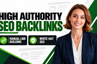 build high authority SEO backlinks with manual link building