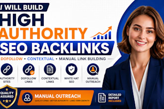 build high authority SEO backlinks with manual link building