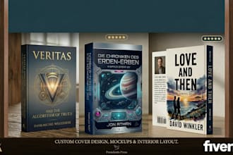 create a paperback and hardcover book cover
