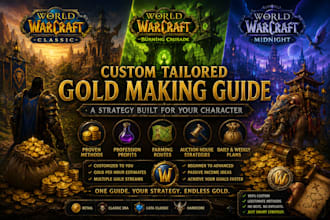 create a custom wow gold making guide tailored to your character