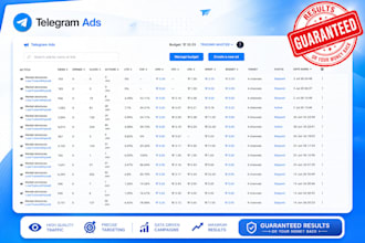 setup profitable telegram ads, fix rejected telegram ads, fix destination issues