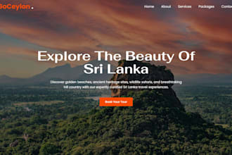 build a modern responsive react landing page