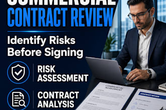get contract review, nda, agreements, ip and terms risk assessment