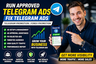 run approved telegram ads, fix telegram ads telegram promotion forex promotion