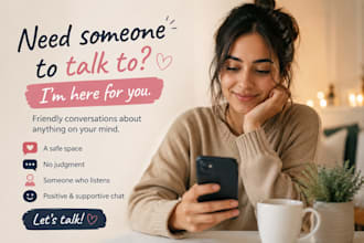 chat with you about anything, no judgment