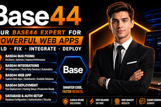 base44 expert base44 bug fixing base44 integrations base44 web app base44 deploy