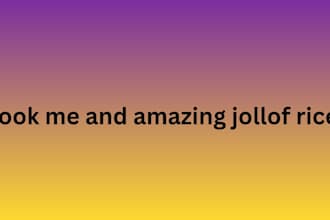 cook and amazing jollof rice for you
