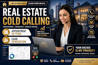 do real estate cold calling b2b appointment setter b2c cold caller telemarketing