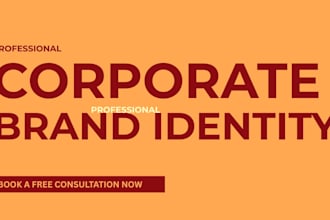 design professional corporate brand identity