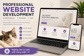 build a professional charity website to help animals in need