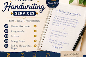 write anything with my beautiful handwriting