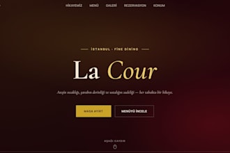 design a modern web site for business