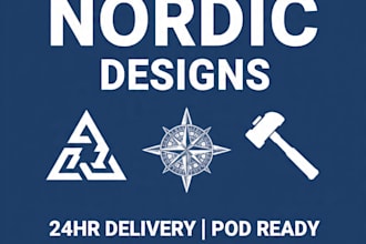 design minimalist nordic t shirt for etsy amazon merch