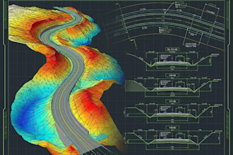 design highway infrastructure and calculate earthwork quantities using civil 3d