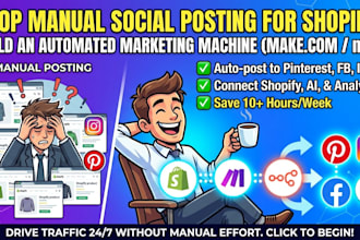 build shopify automation to auto post products on pinterest