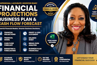 create financial projections, business plan and cash flow forecast