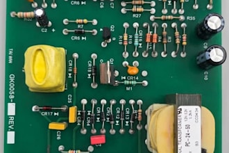 an industrial scr rectifier pcb with kicad