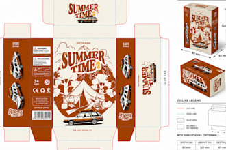 design product packaging box design and custom mailer box