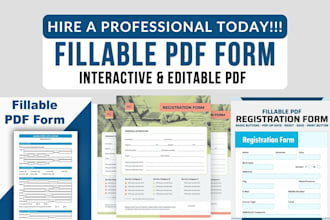 do create fillable pdf form editable interactive pdf form, convert document