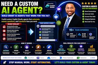 build custom copilot studio ai agents and chatbots