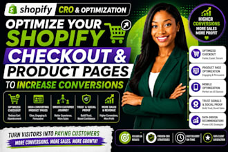 optimize shopify checkout and product pages to increase conversions