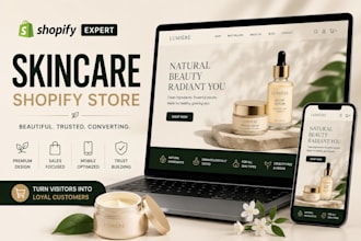 skincare website skincare shopify store beauty website skincare shopify skincare