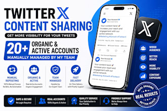 manually repost your twitter x content on active accounts