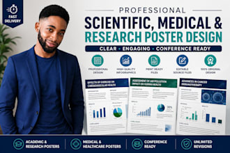 design professional scientific, medical, and research posters