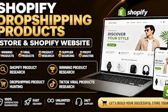 do viral winning shopify dropshipping products with suppliers