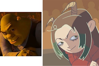 draw your character as a popular meme