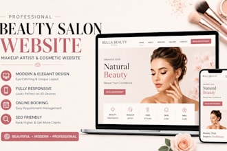 design wix beauty salon website makeup artist website cosmetic website