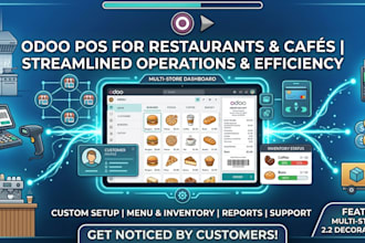 set up odoo pos and inventory for your restaurant or cafe automation