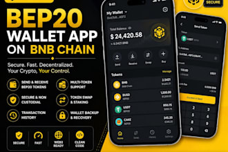 create a bep20 wallet app on bnb chain