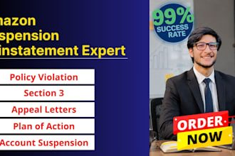 reinstate suspended amazon accounts and fix compliance issues