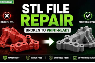 repair and fix stl files for 3d printing and mesh errors