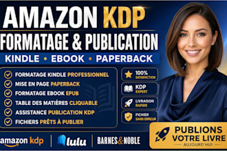 formater et publier votre livre sur KDP kindle et paperback
