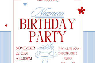 design beautiful digital  printable wedding invitation card