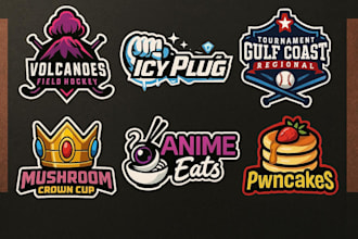 design gaming logo, esports, or sports