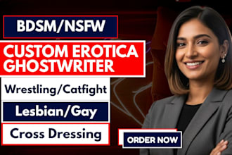 be your erotic ghostwriter,nsfw fanfiction erotic writer,wrestling catfight