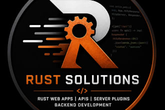 build high performance rust web apps, API, server plugins, backend