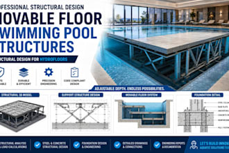 design movable floor swimming pool structures structural design for hydrofloors