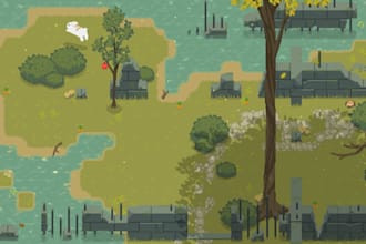 do pixel art topdown tileset pixel tile map game art background rpg maker